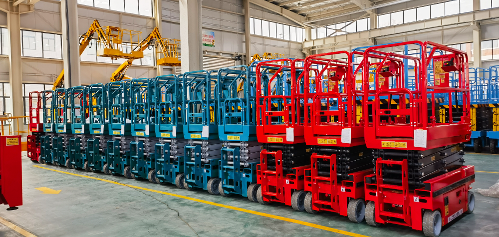 Scissor lift inventory overview
